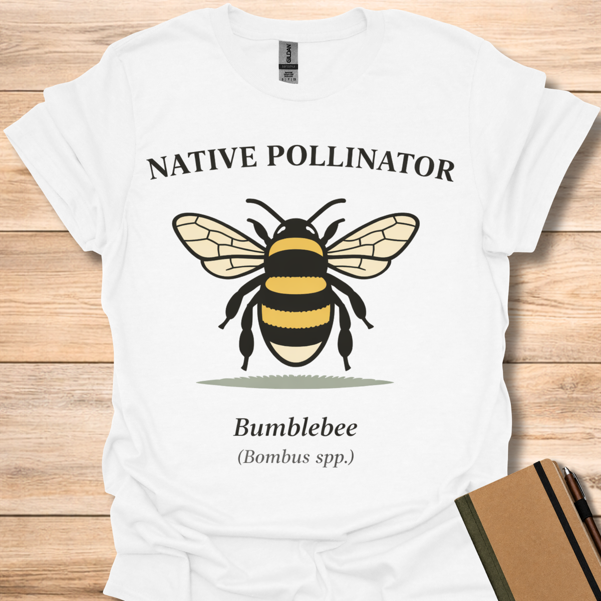 Native Pollinator Bumblebee - White