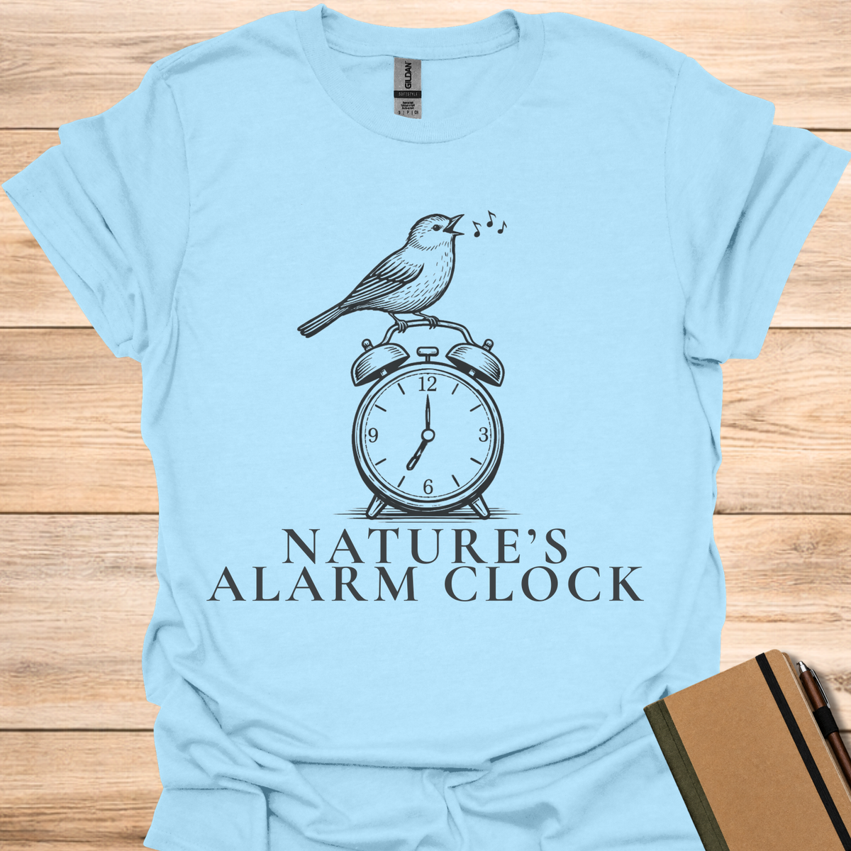 Nature's Alarm Clock - Light Blue