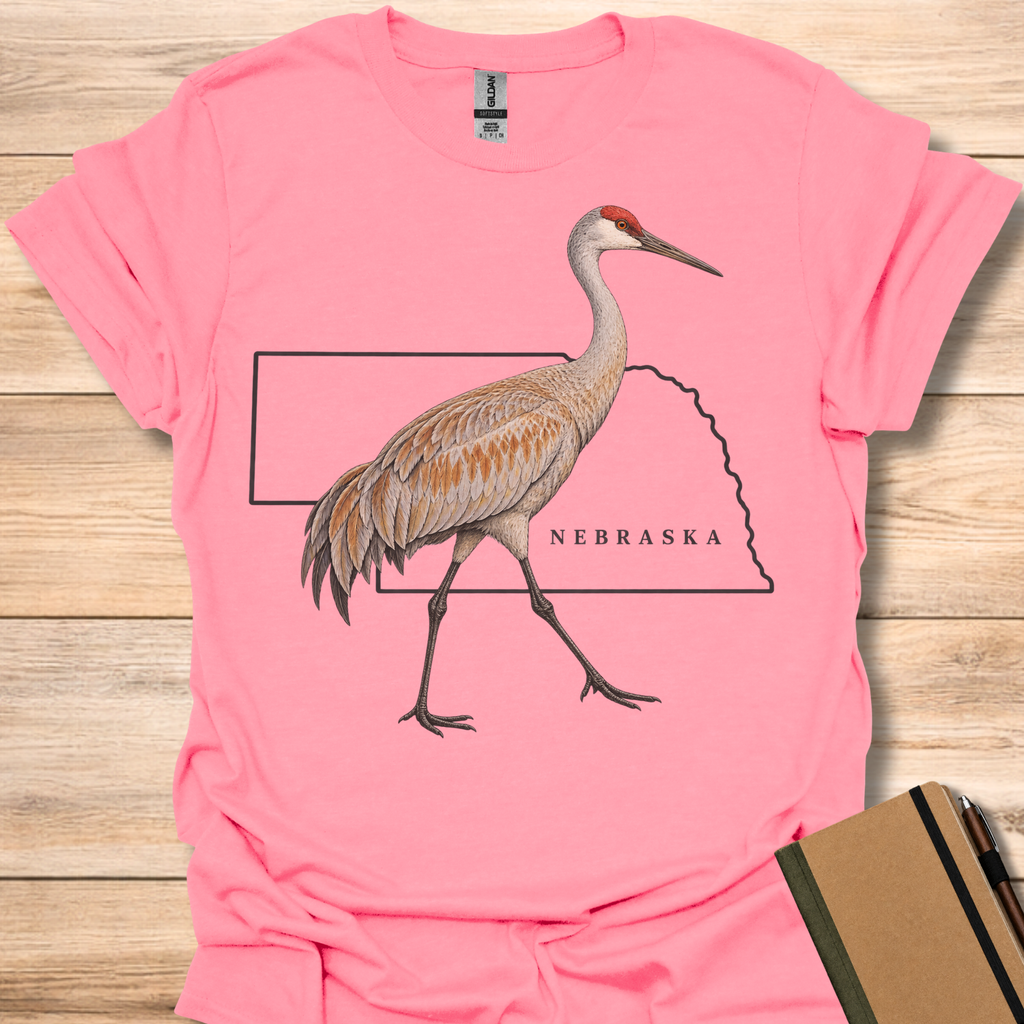 Nebraska Sandhill Crane - Coral Silk