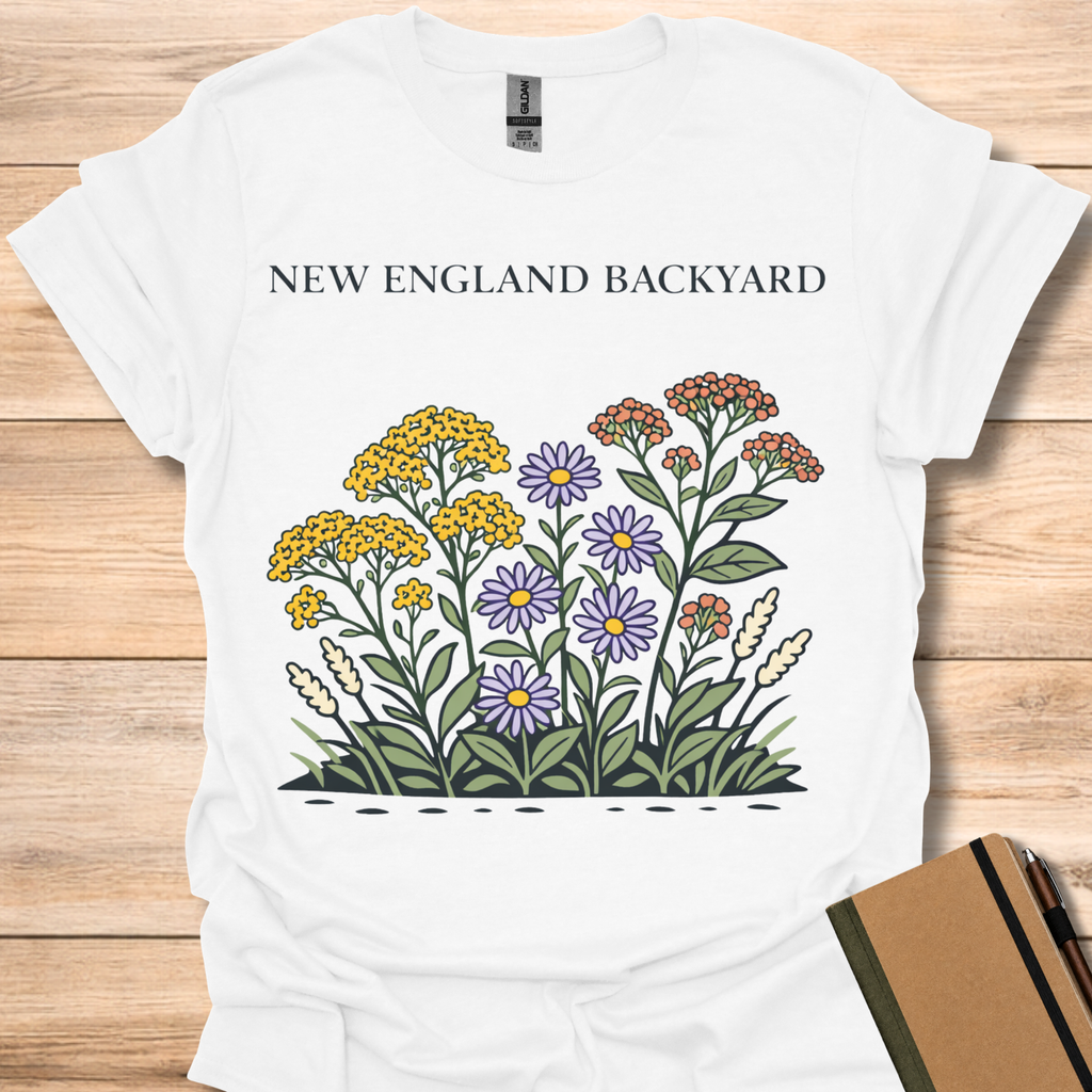 New England Backyard Flowers - White
