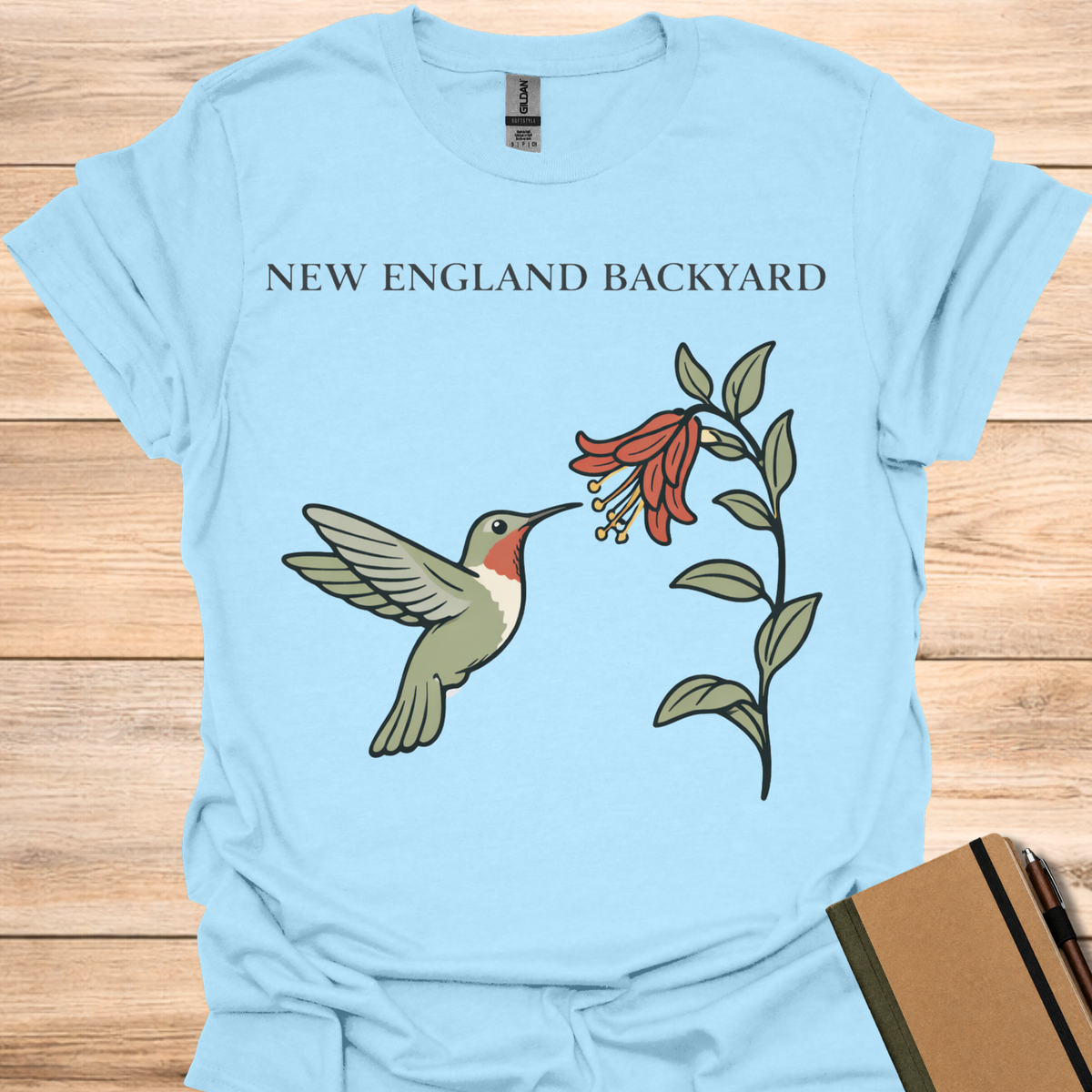 New England Backyard Hummingbird - Light Blue