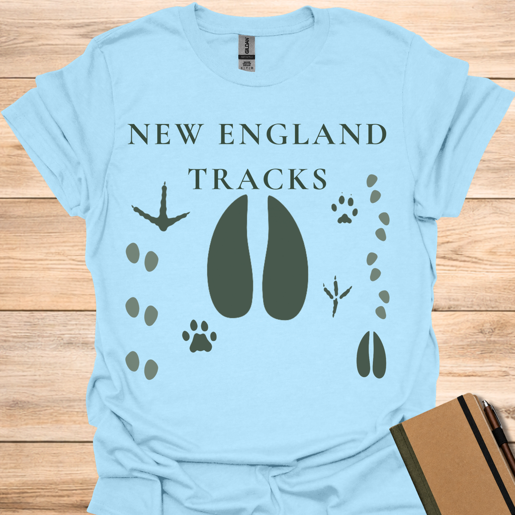 New England Tracks - Light Blue
