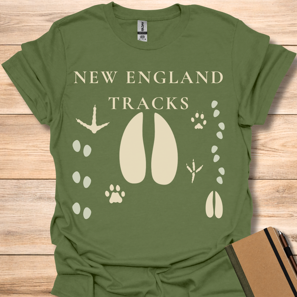 New England Tracks - Military Green