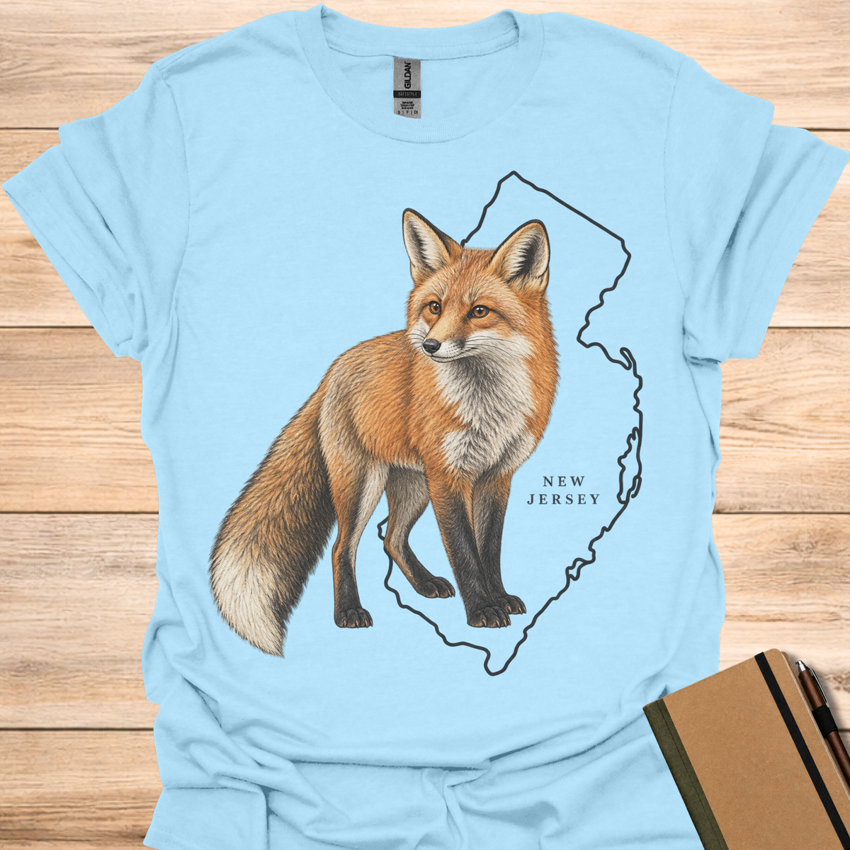 New Jersey Red Fox - Light Blue