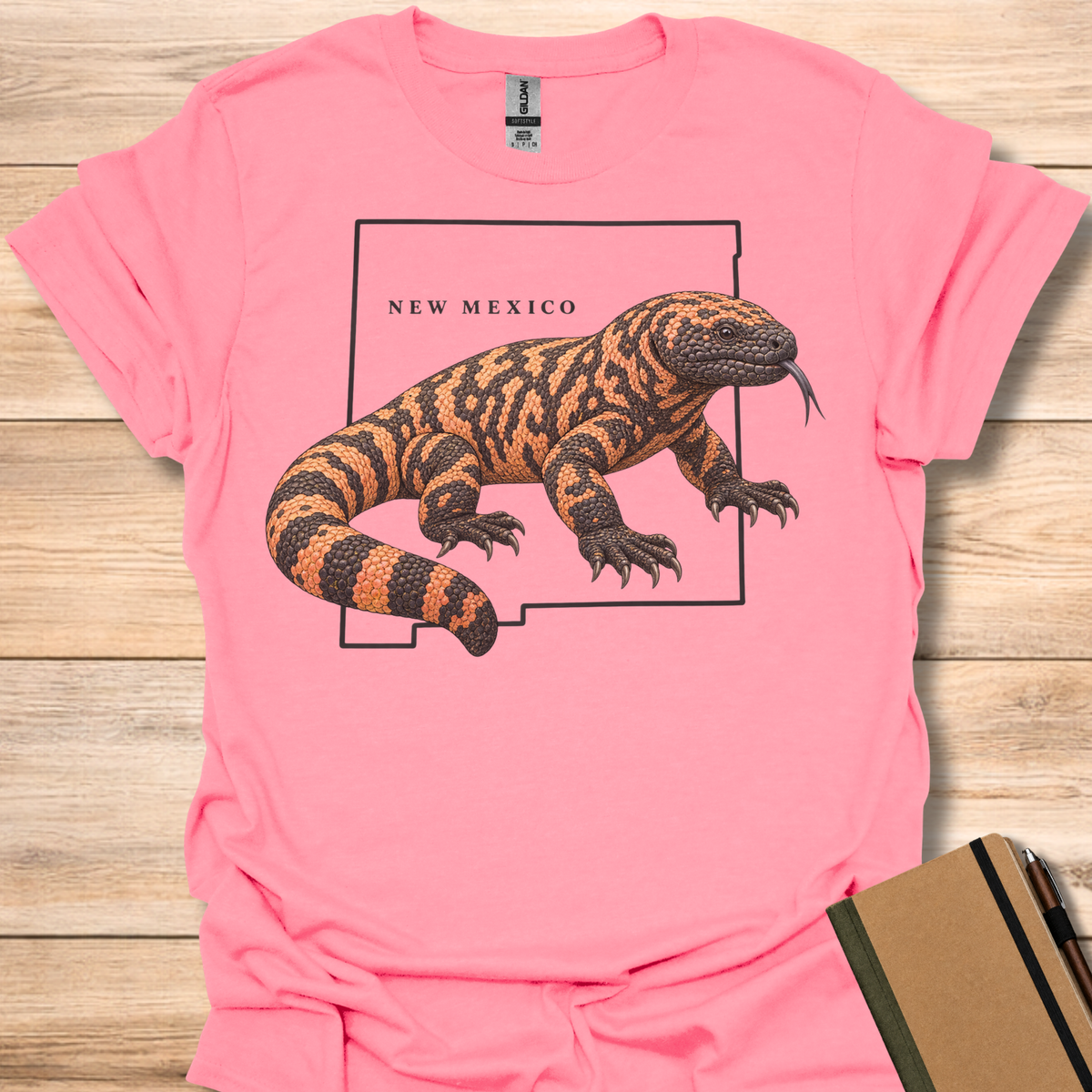 New Mexico Gila Monster - Coral Silk
