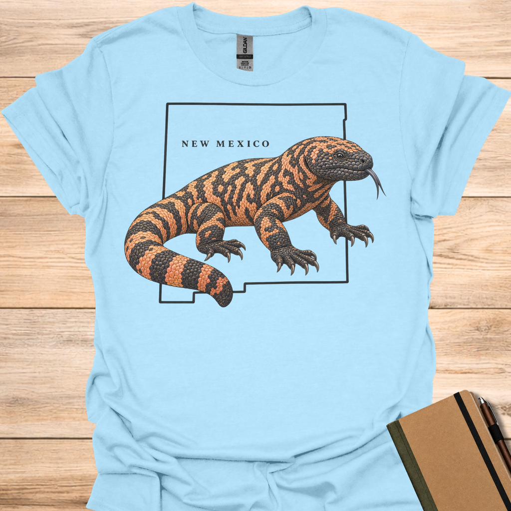 New Mexico Gila Monster - Light Blue