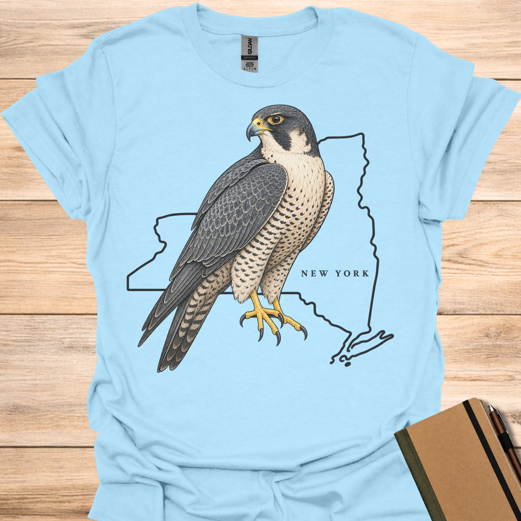 New York Peregrine Falcon - Light Blue