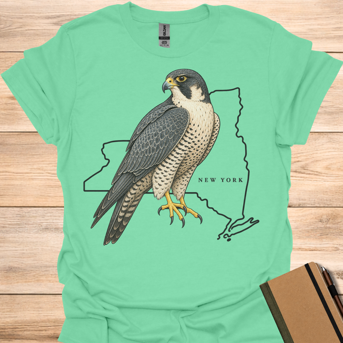 New York Peregrine Falcon - Mint Green