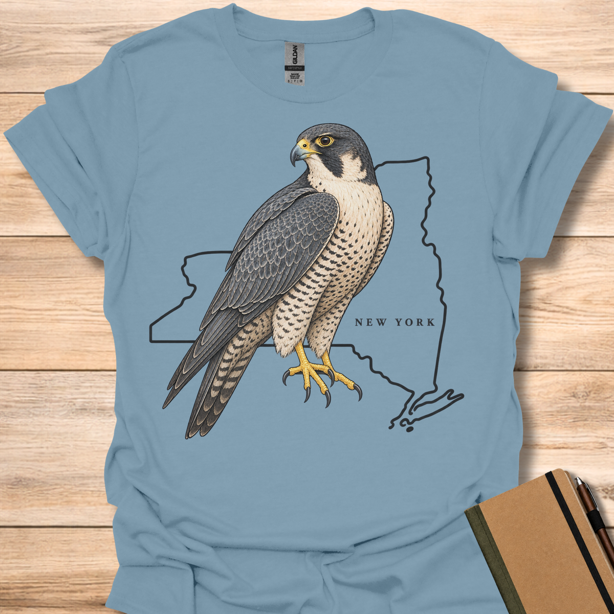 New York Peregrine Falcon - Stone Blue