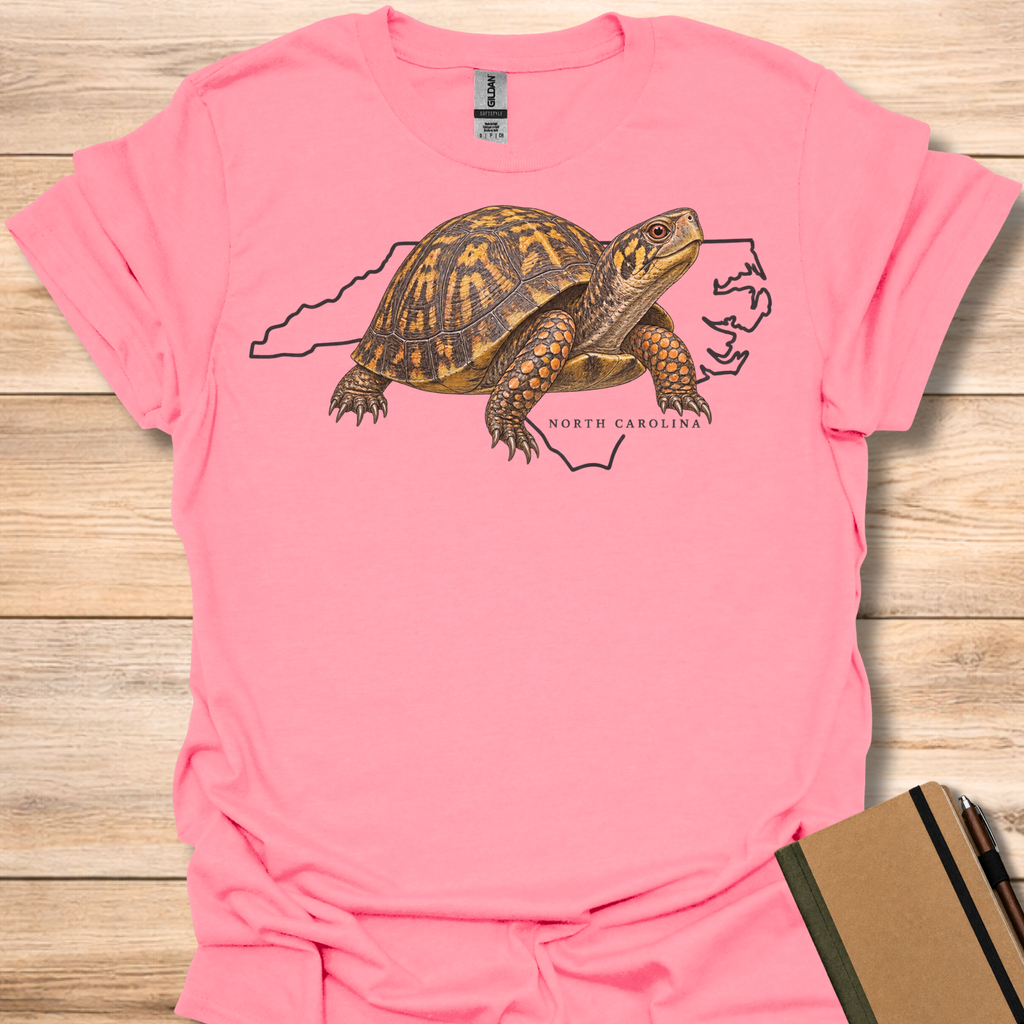 North Carolina Eastern Box Turtle - Coral Silk