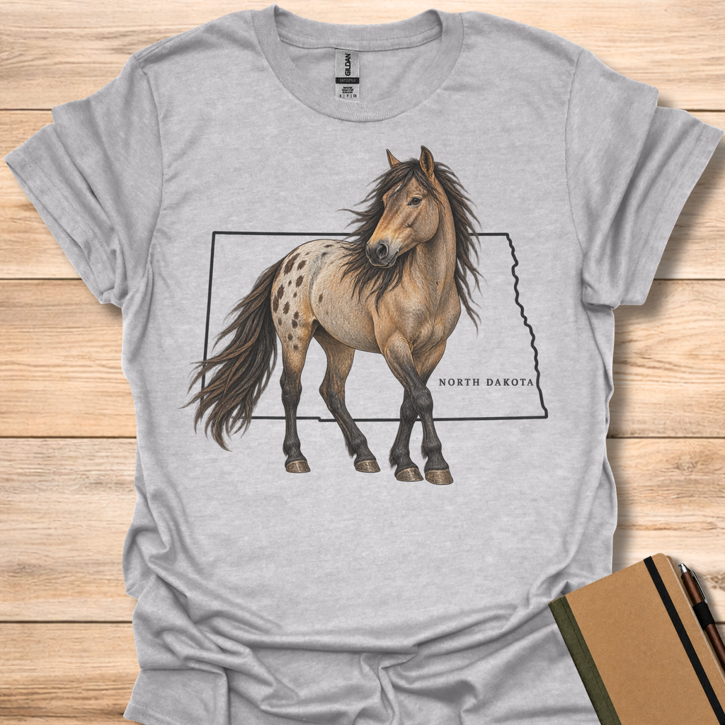 North Dakota Nokota Horse - Sport Grey