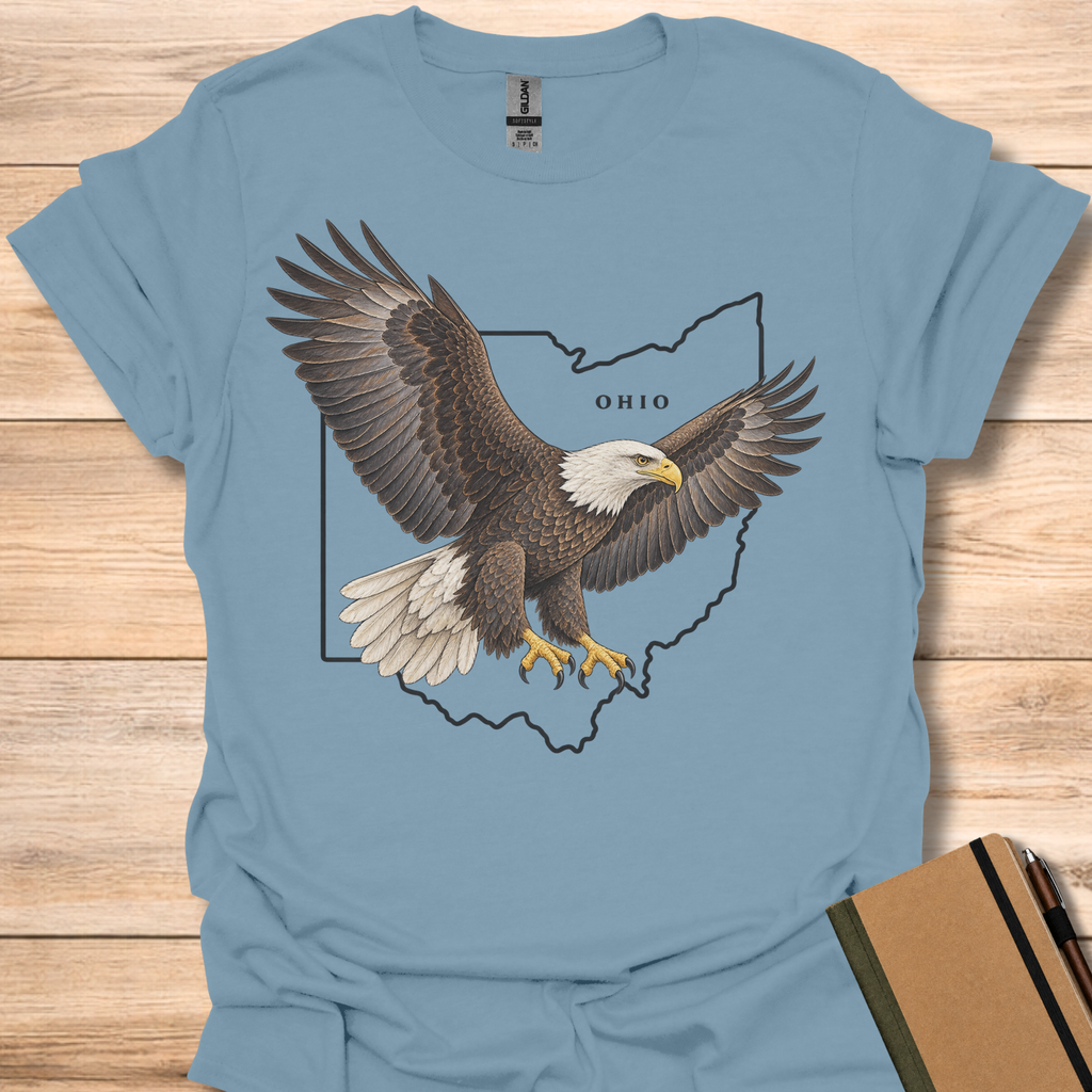 Ohio Bald Eagle - Stone Blue