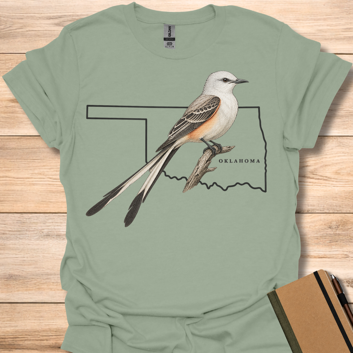 Oklahoma Scissor Tailed Flycatcher - Sage