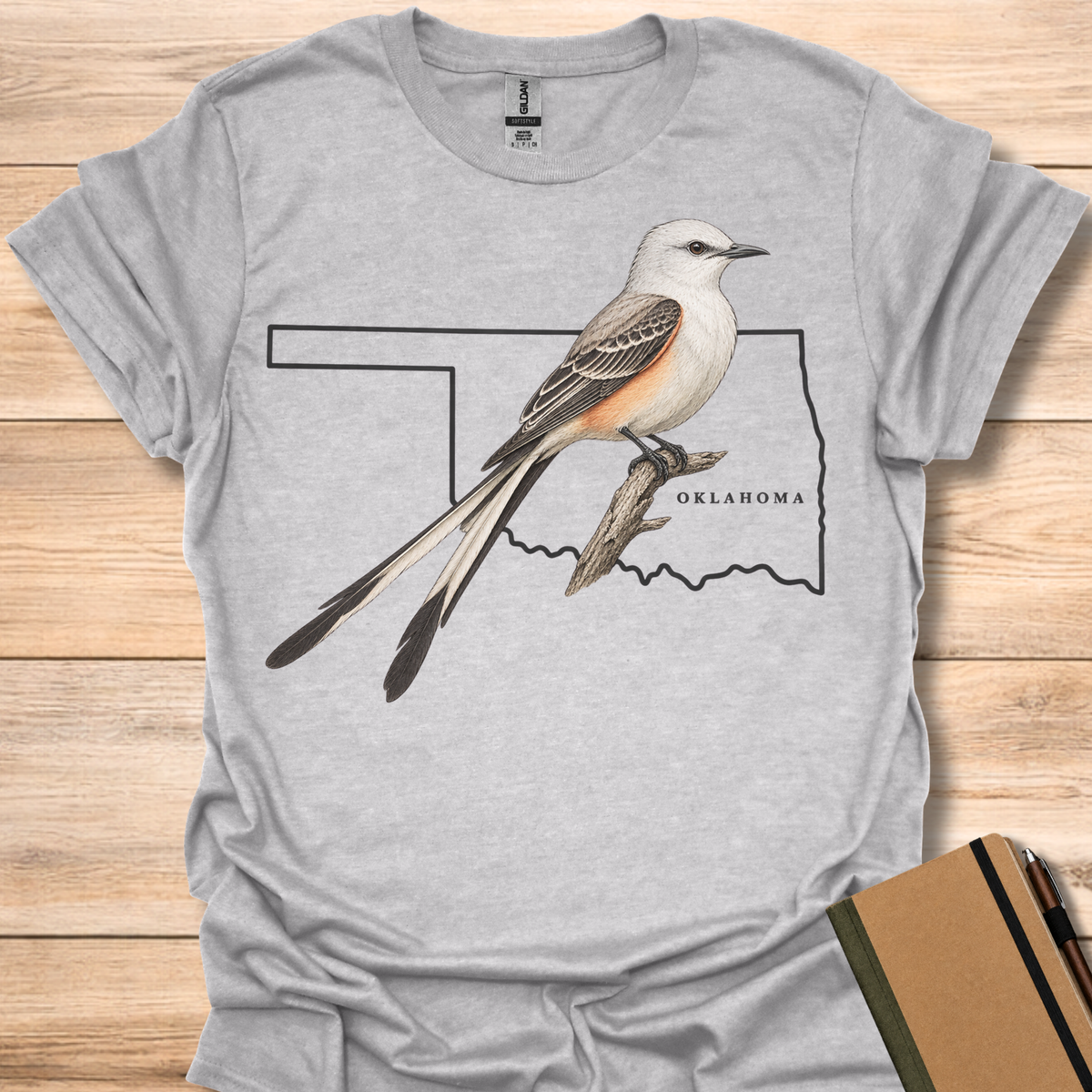 Oklahoma Scissor Tailed Flycatcher - Sport Grey