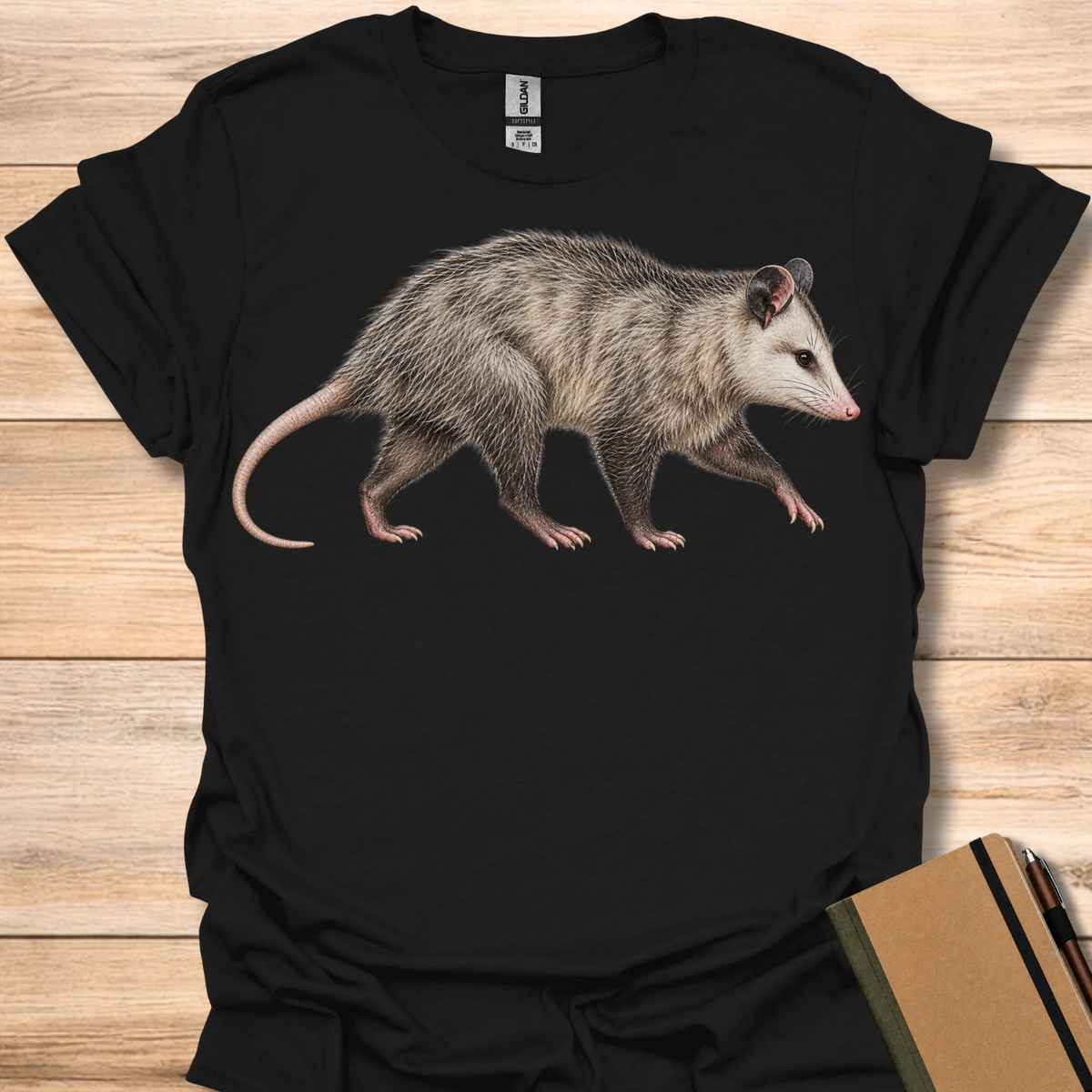 Opossum Portrait - Black