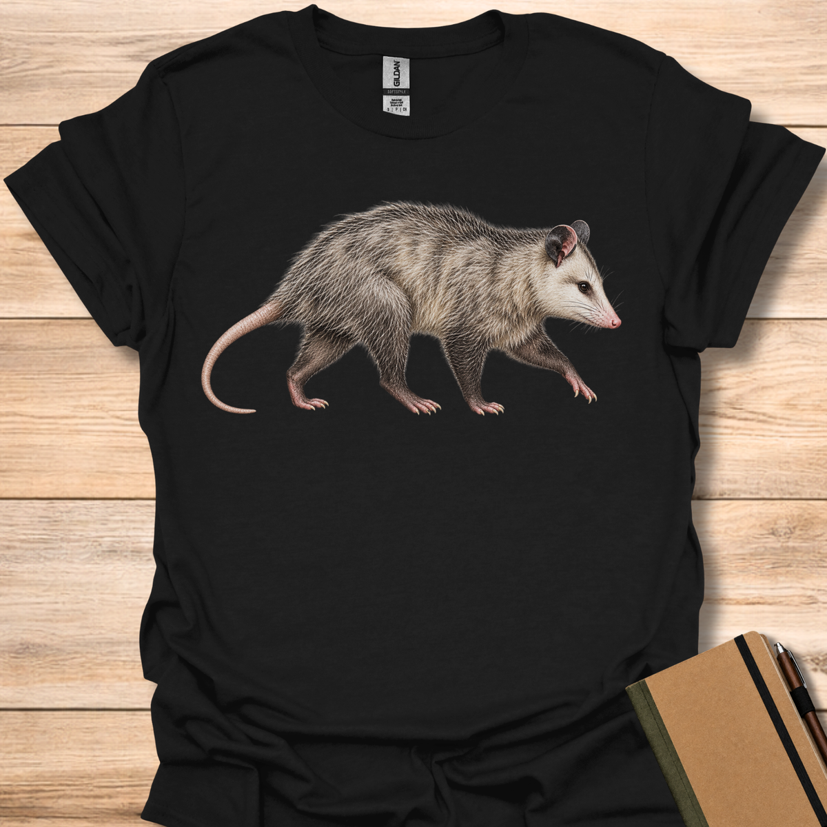 Opossum Portrait - Black