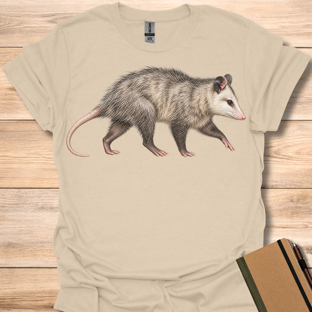 Opossum Portrait - Sand