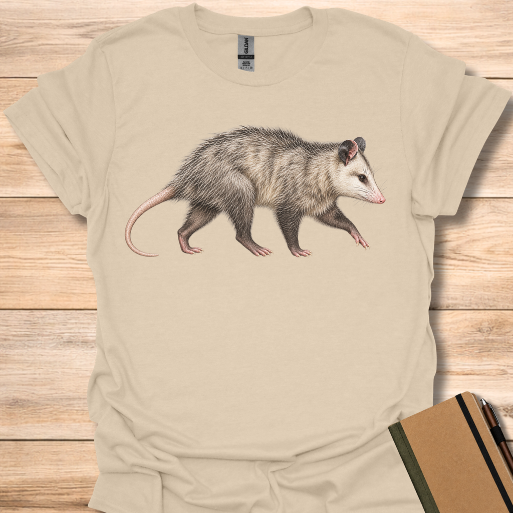 Opossum Portrait - Sand