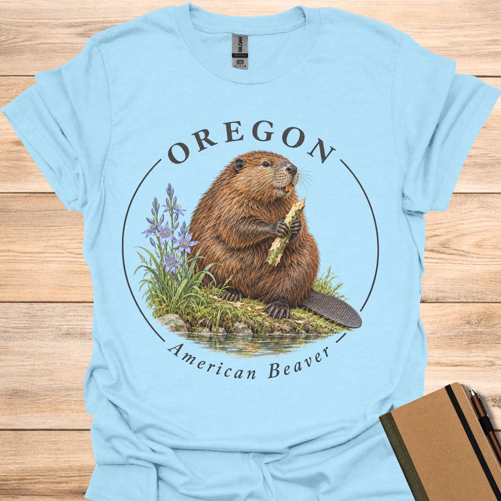 Oregon American Beaver - Light Blue