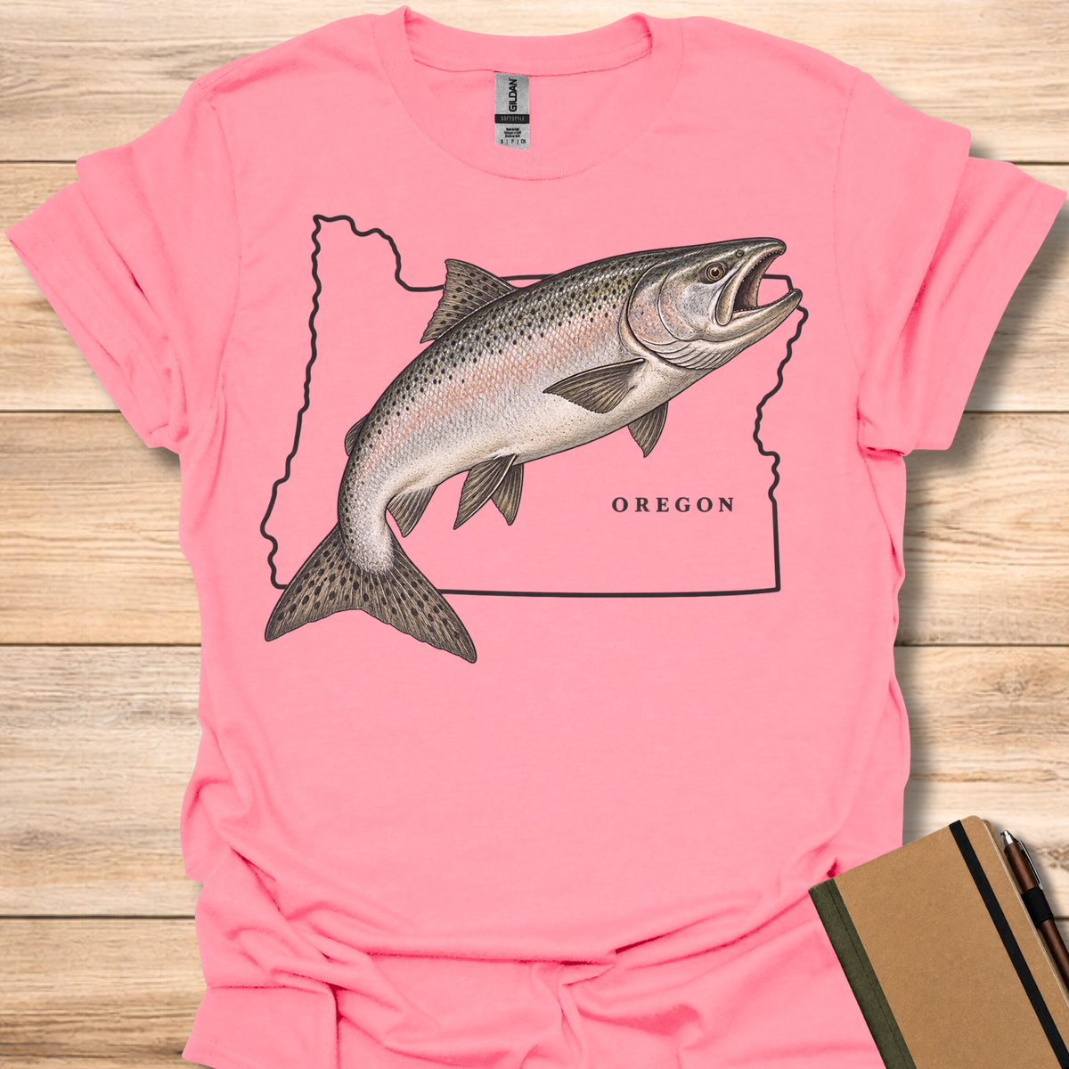 Oregon Salmon - Coral Silk