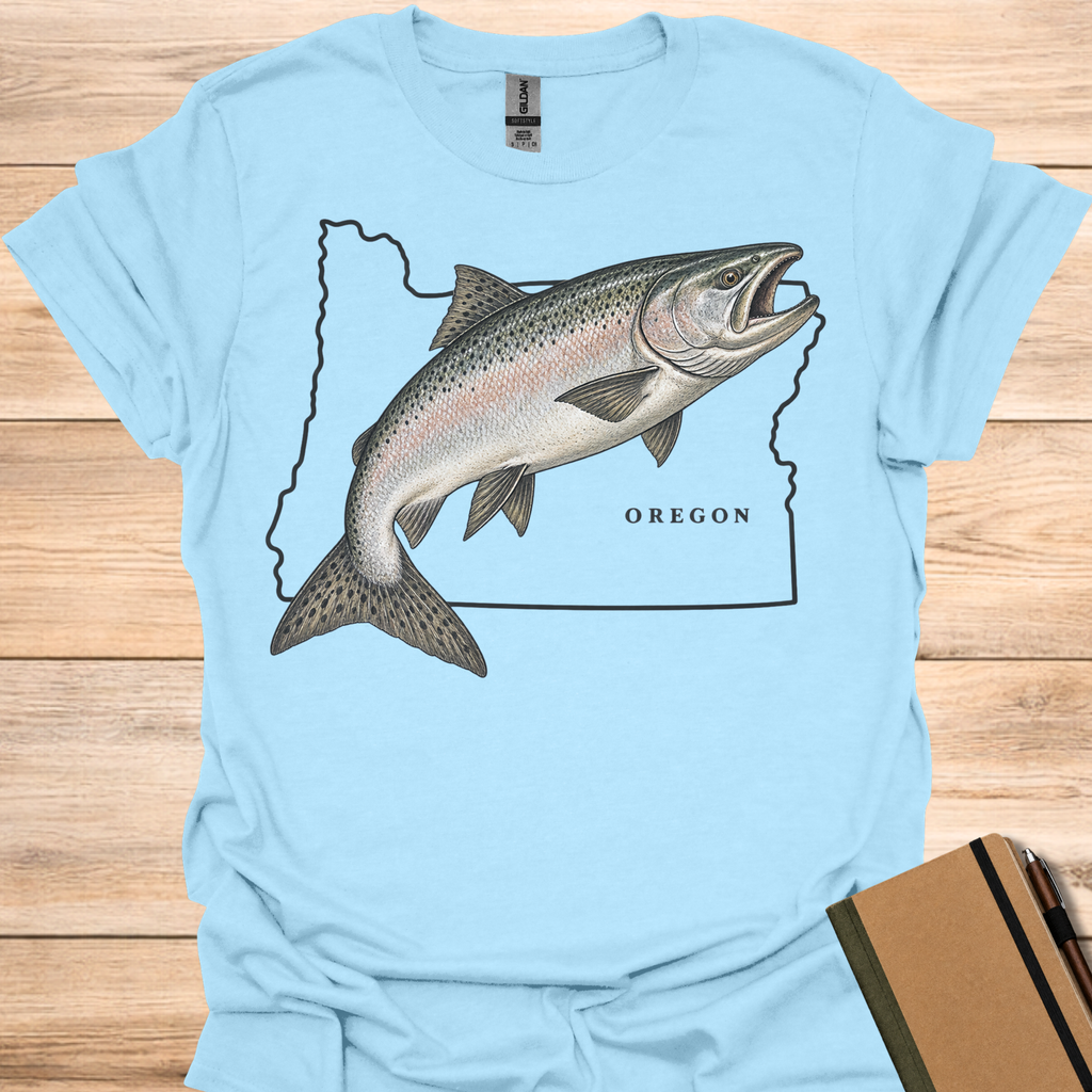 Oregon Salmon - Light Blue