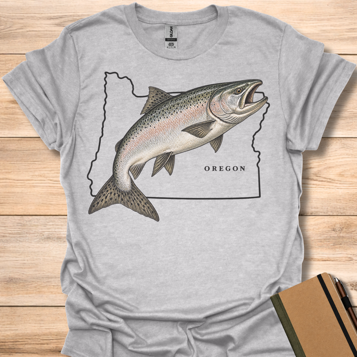 Oregon Salmon - Sport Grey