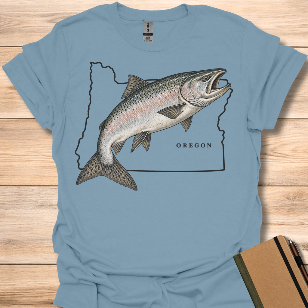 Oregon Salmon - Stone Blue