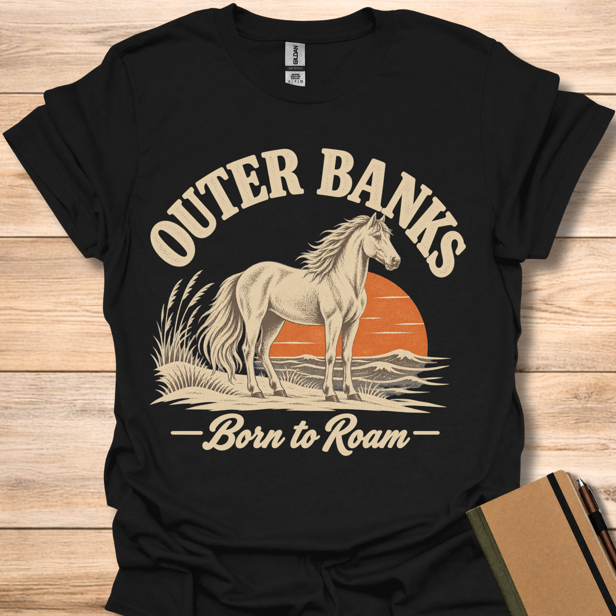 Outer Banks Born To Roam - Black