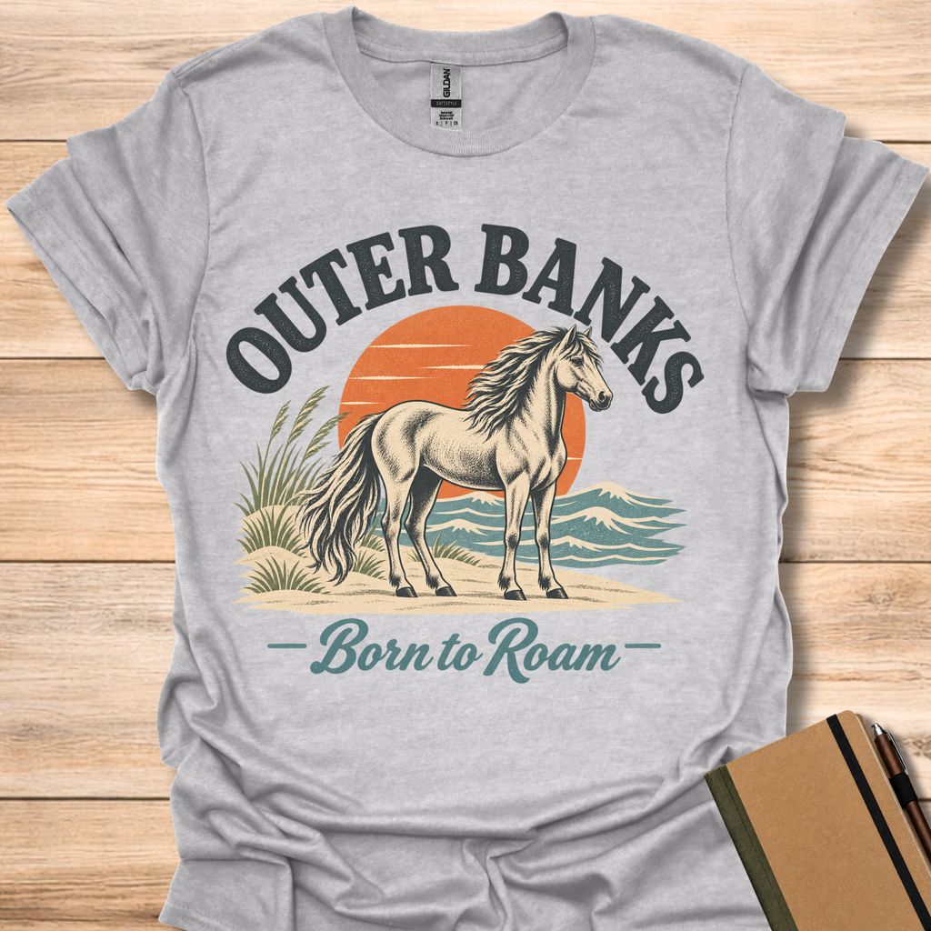 Outer Banks Born To Roam - Sport Grey
