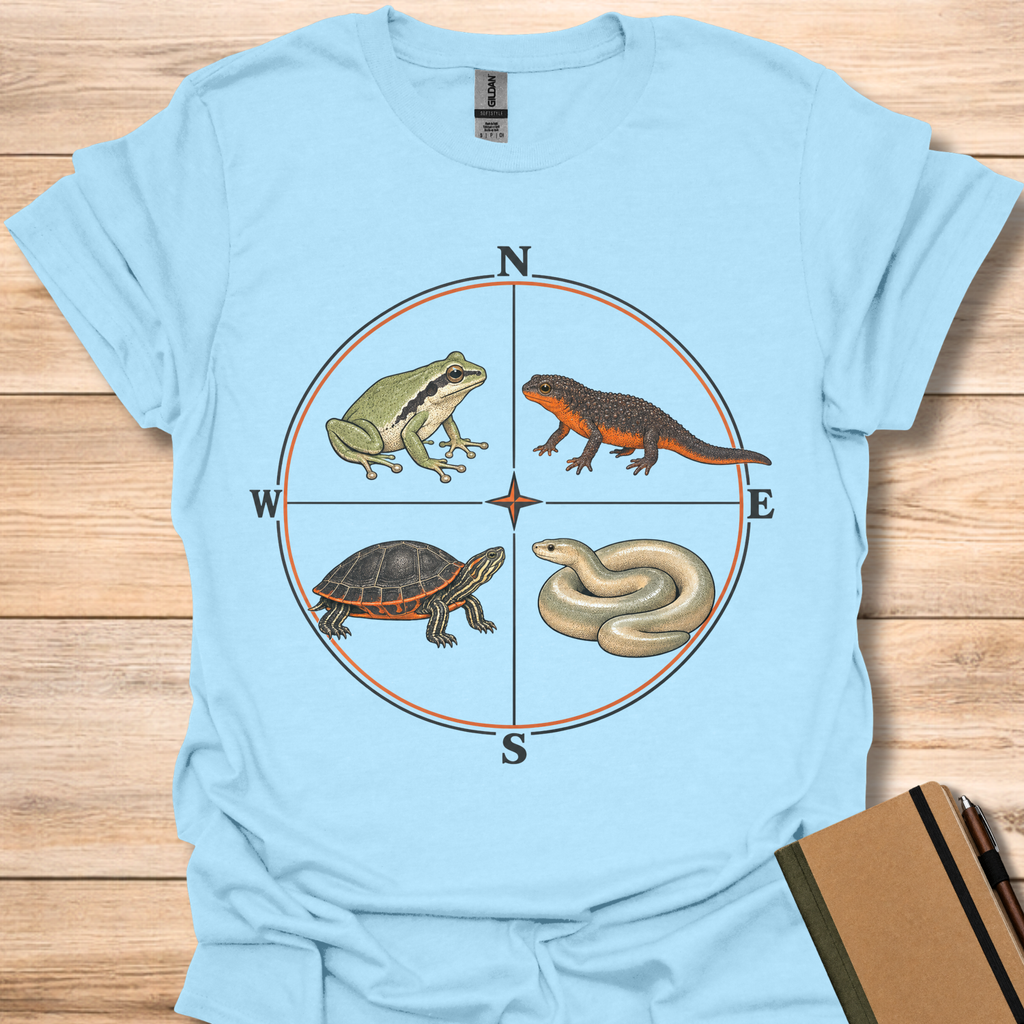 Pacific Northwest Compass - Light Blue