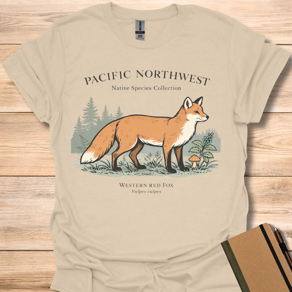 Pacific Northwest Native Species Collection Western Red Fox - Sand