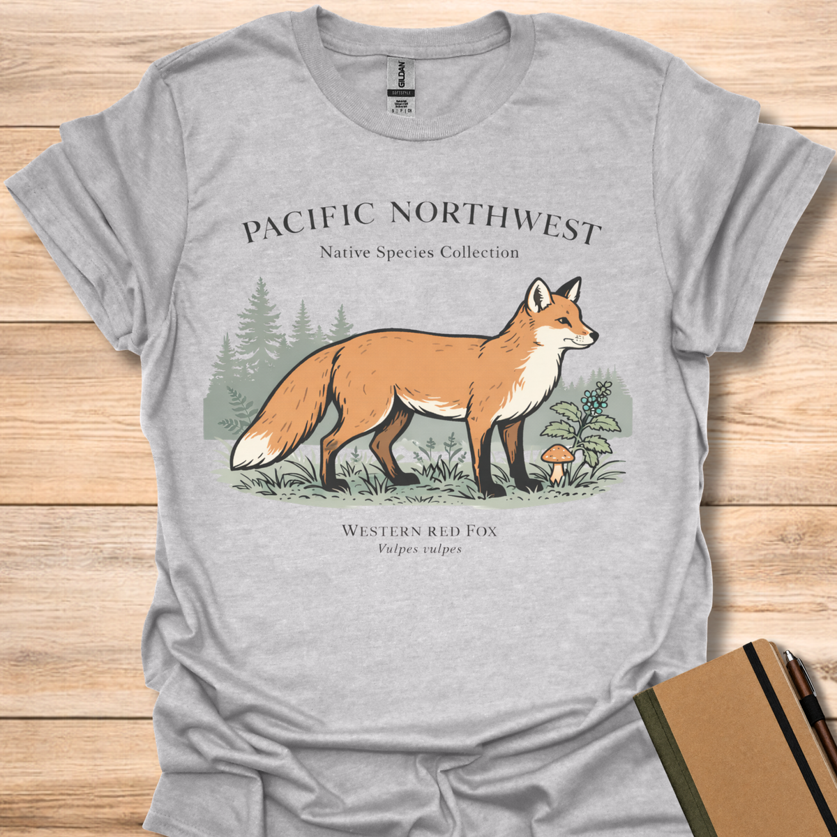 Pacific Northwest Native Species Collection Western Red Fox - Sport Grey