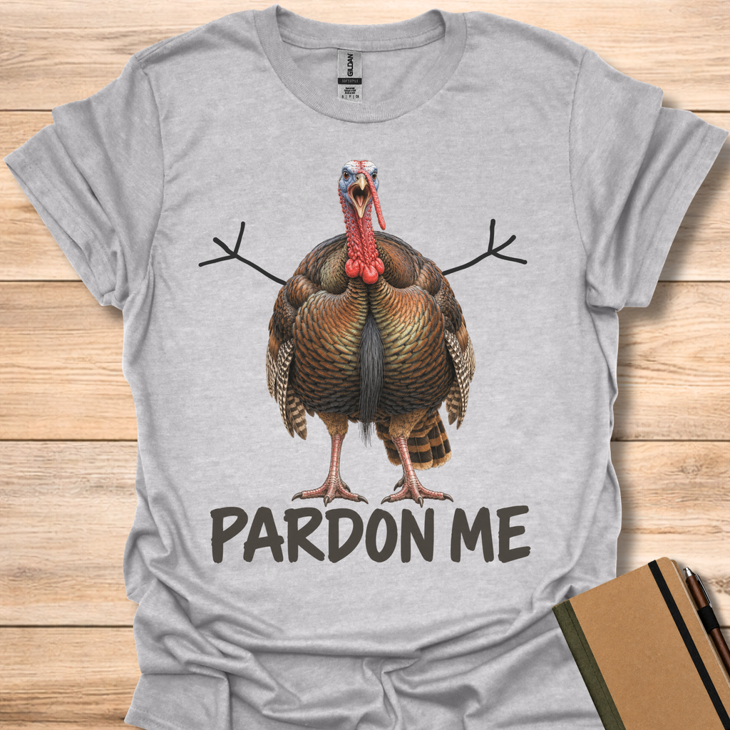 Pardon Me Turkey - Sport Grey