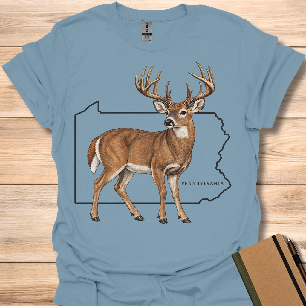 Pennsylvania White Tailed Deer - Stone Blue