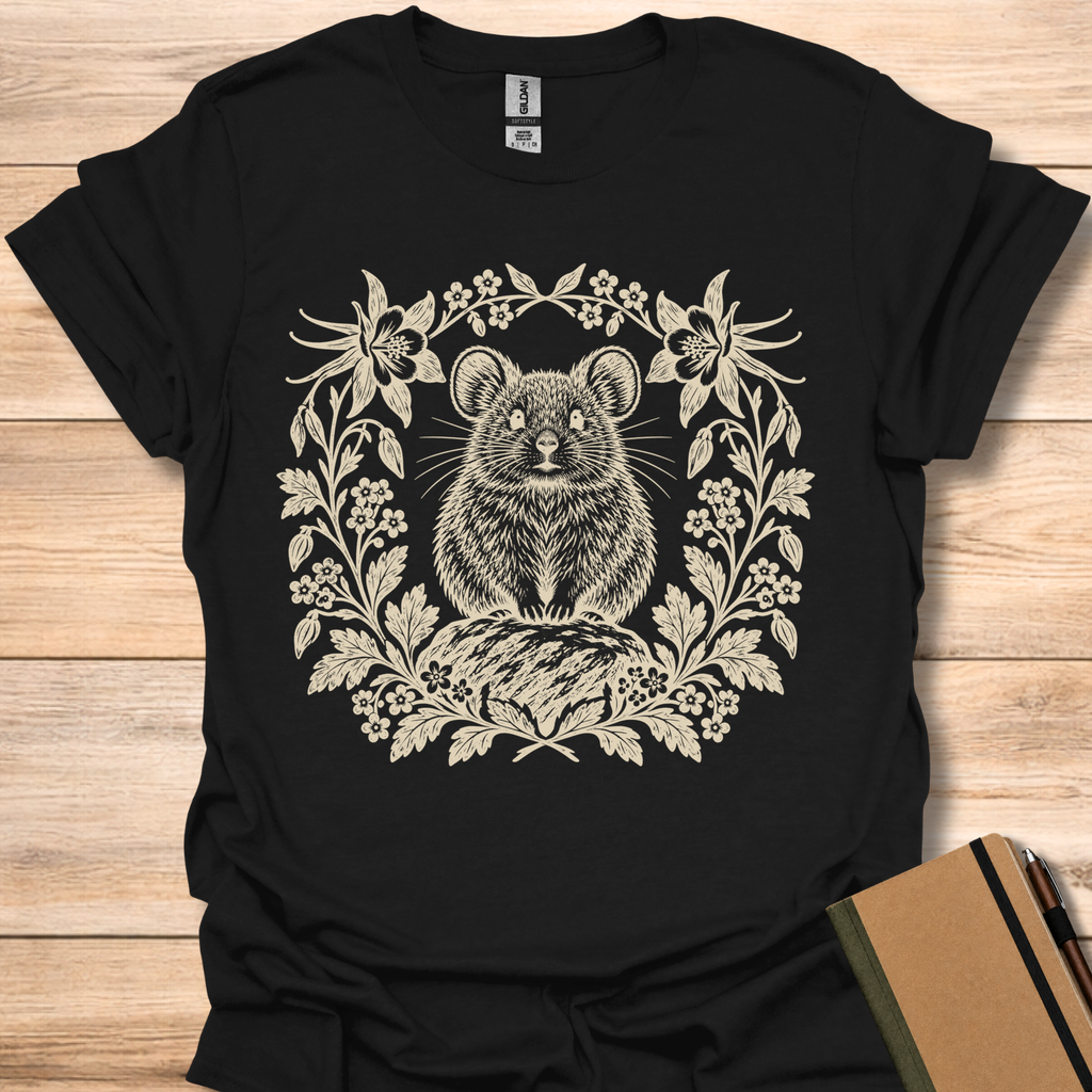 Pika Block Print - Black