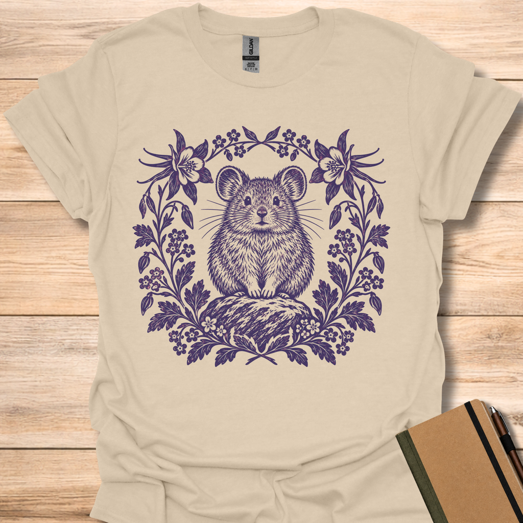 Pika Block Print - Sand