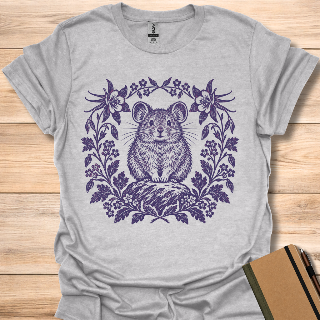 Pika Block Print - Sport Grey