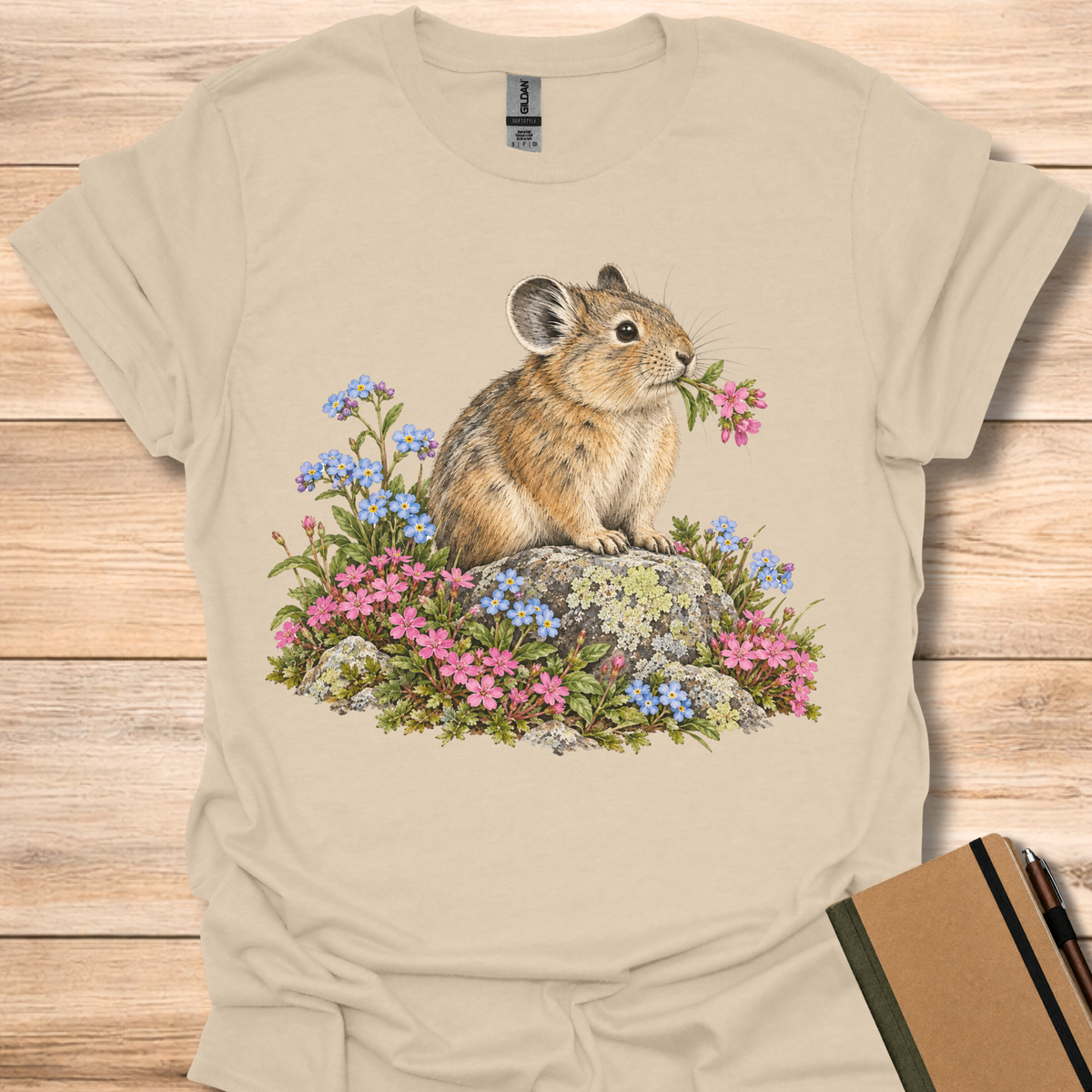 Pika In Alpine Wildflowers - Sand