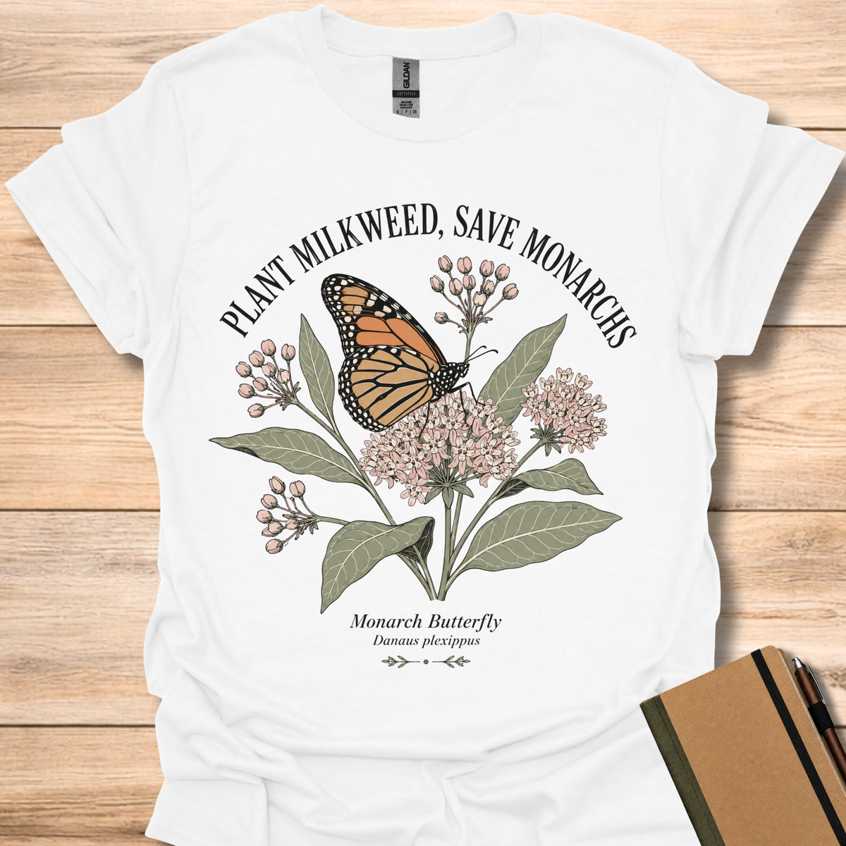 Plant Milkweed, Save Monarchs - White