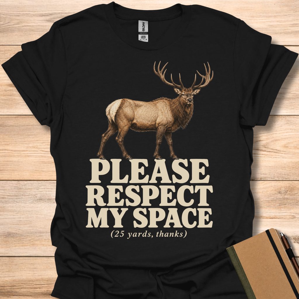 Please Respect My Space Elk - Black