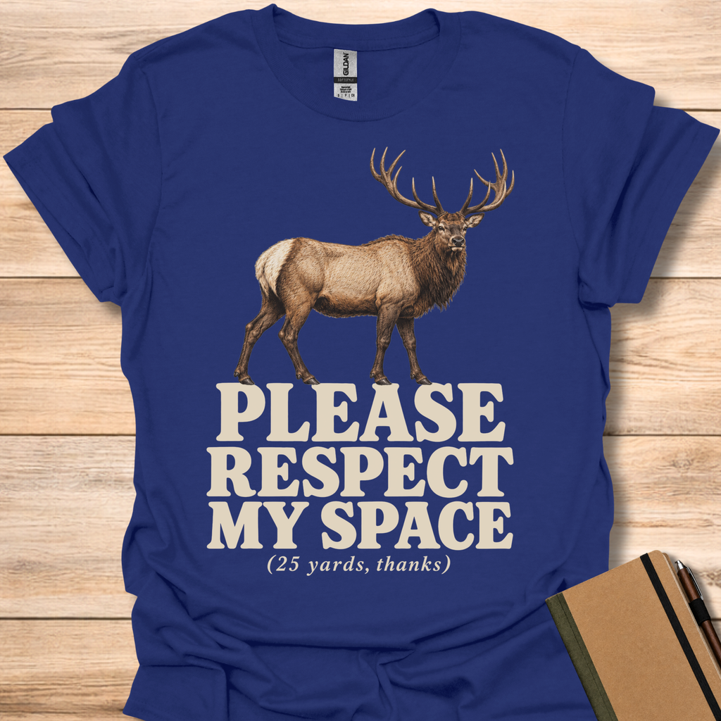 Please Respect My Space Elk - Navy