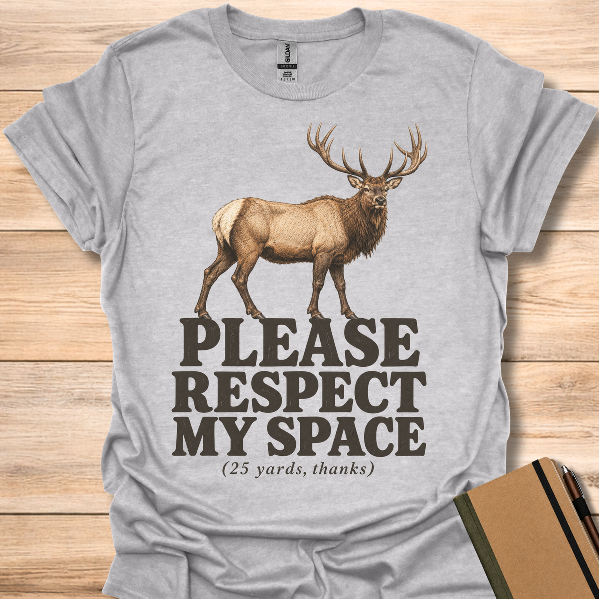 Please Respect My Space Elk - Sport Grey