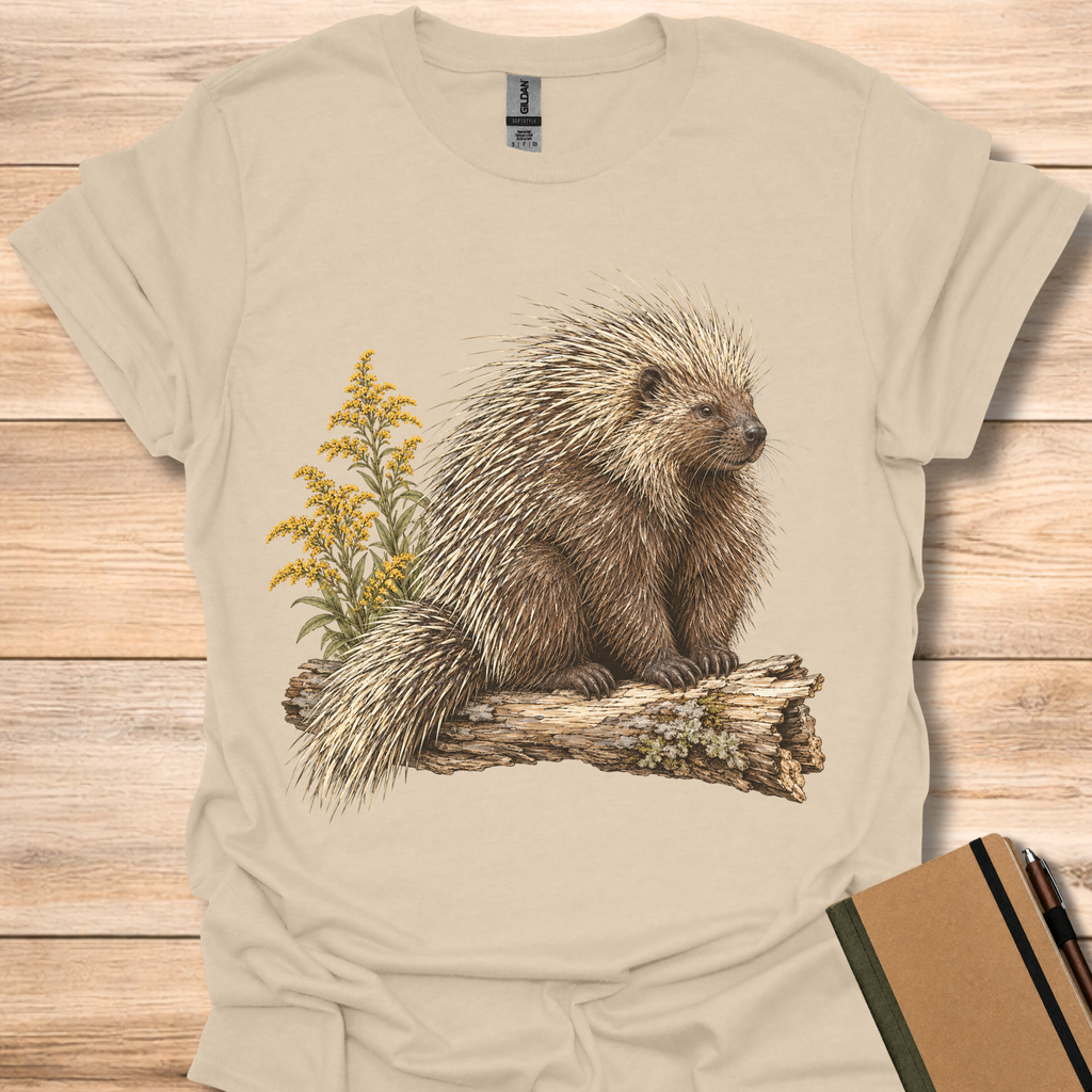 Porcupine In Goldenrod - Sand