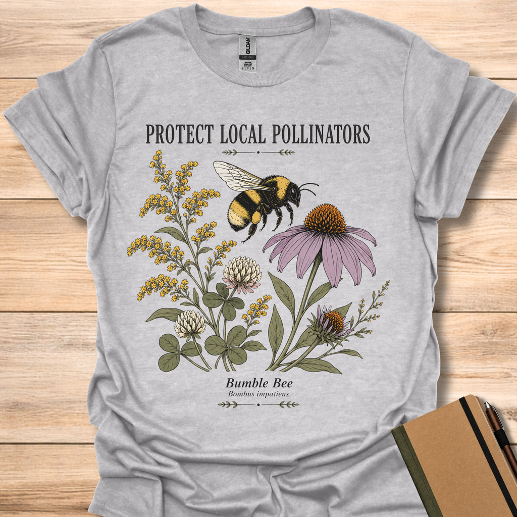 Protect Local Pollinators - Sport Grey