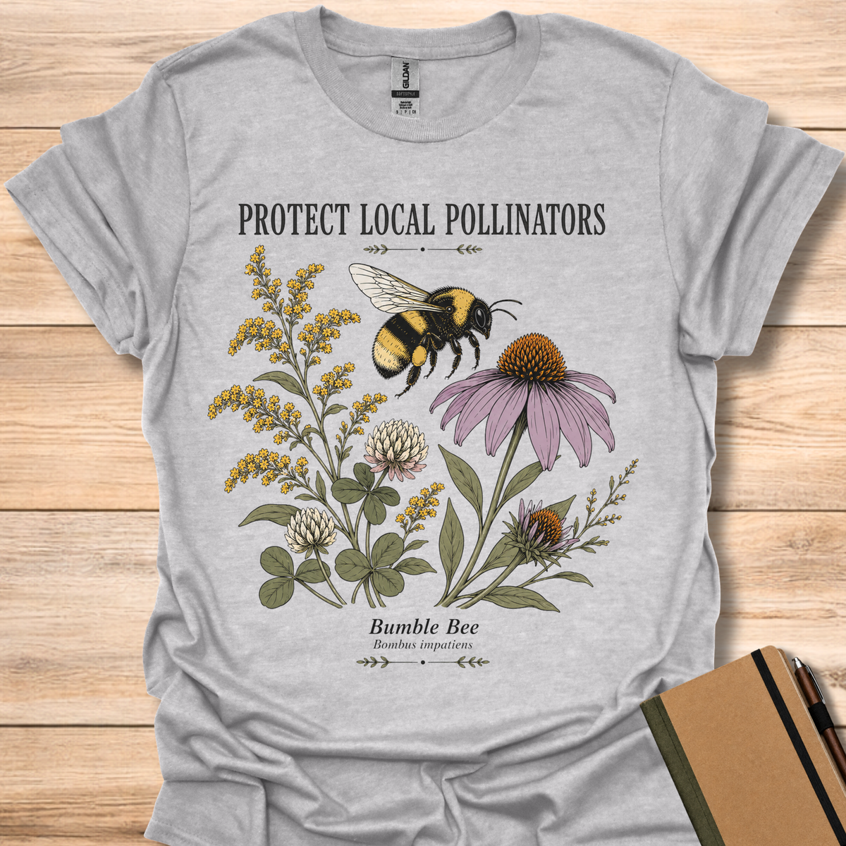 Protect Local Pollinators - Sport Grey