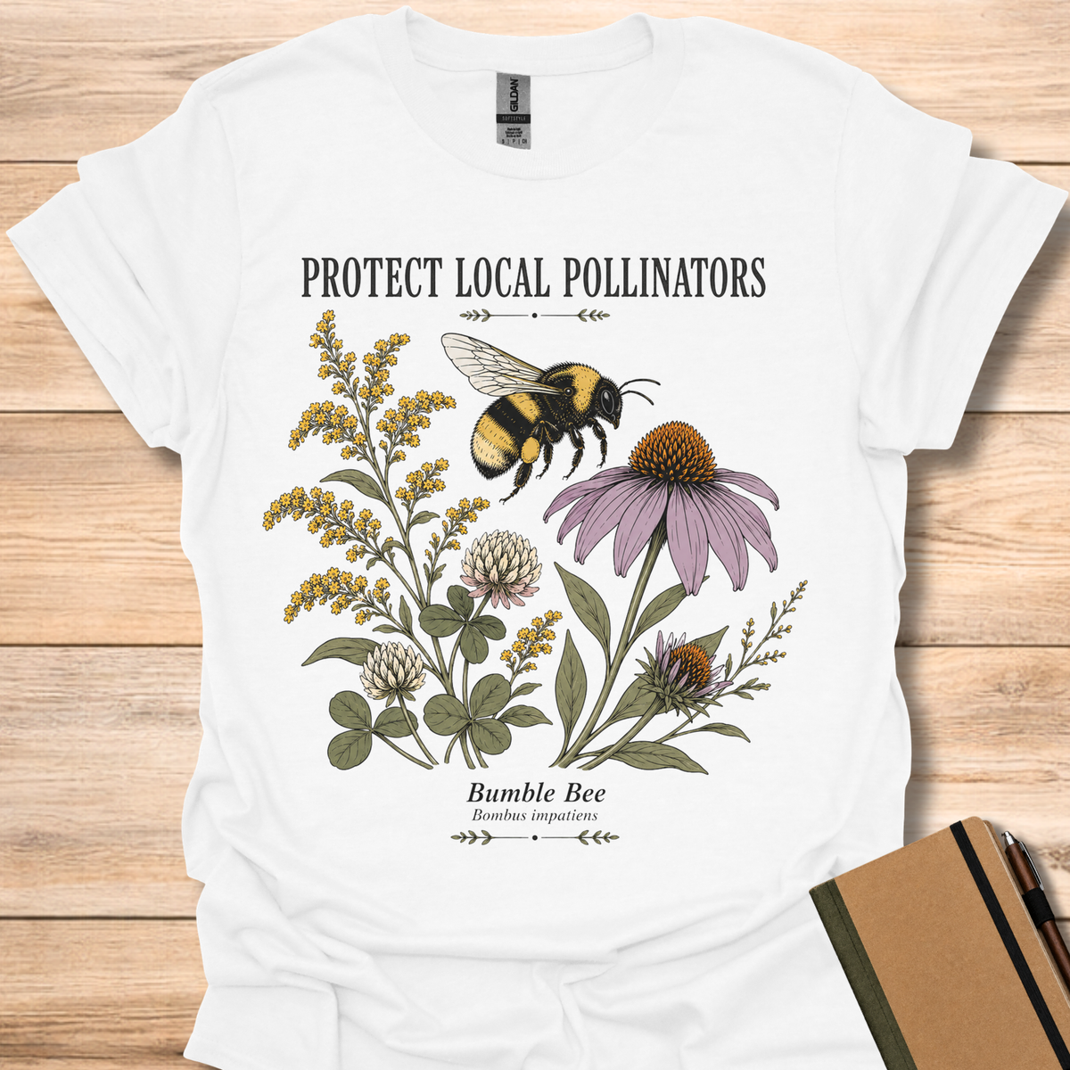 Protect Local Pollinators - White