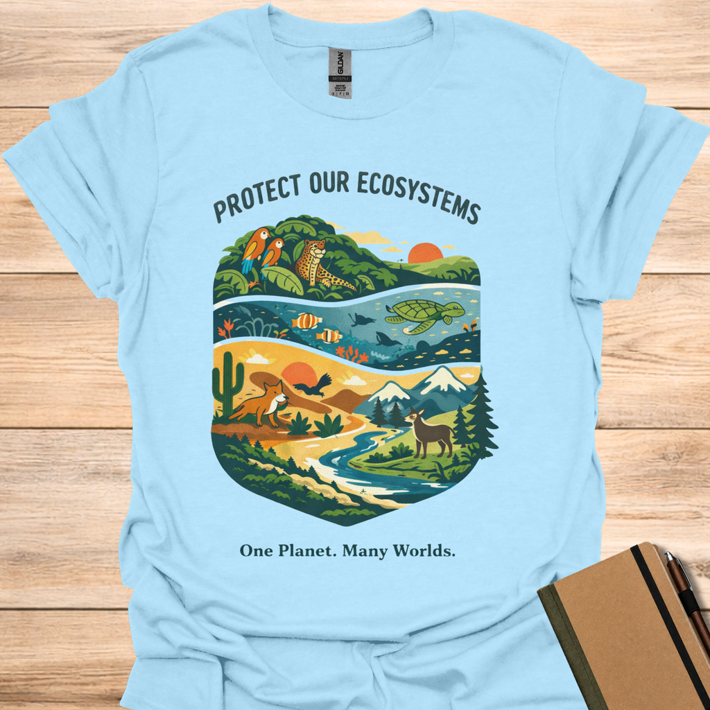 Protect Our Ecosystems - Light Blue