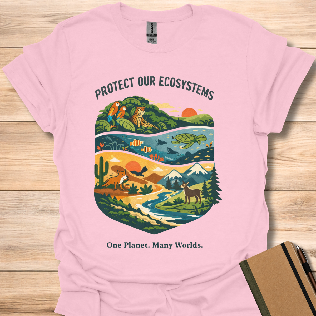 Protect Our Ecosystems - Light Pink