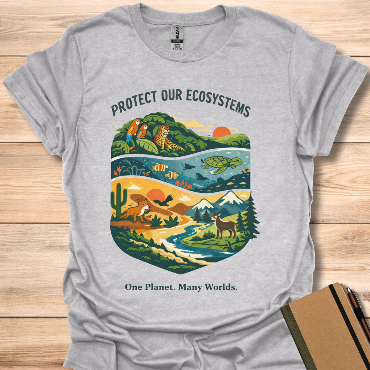 Protect Our Ecosystems - Sport Grey