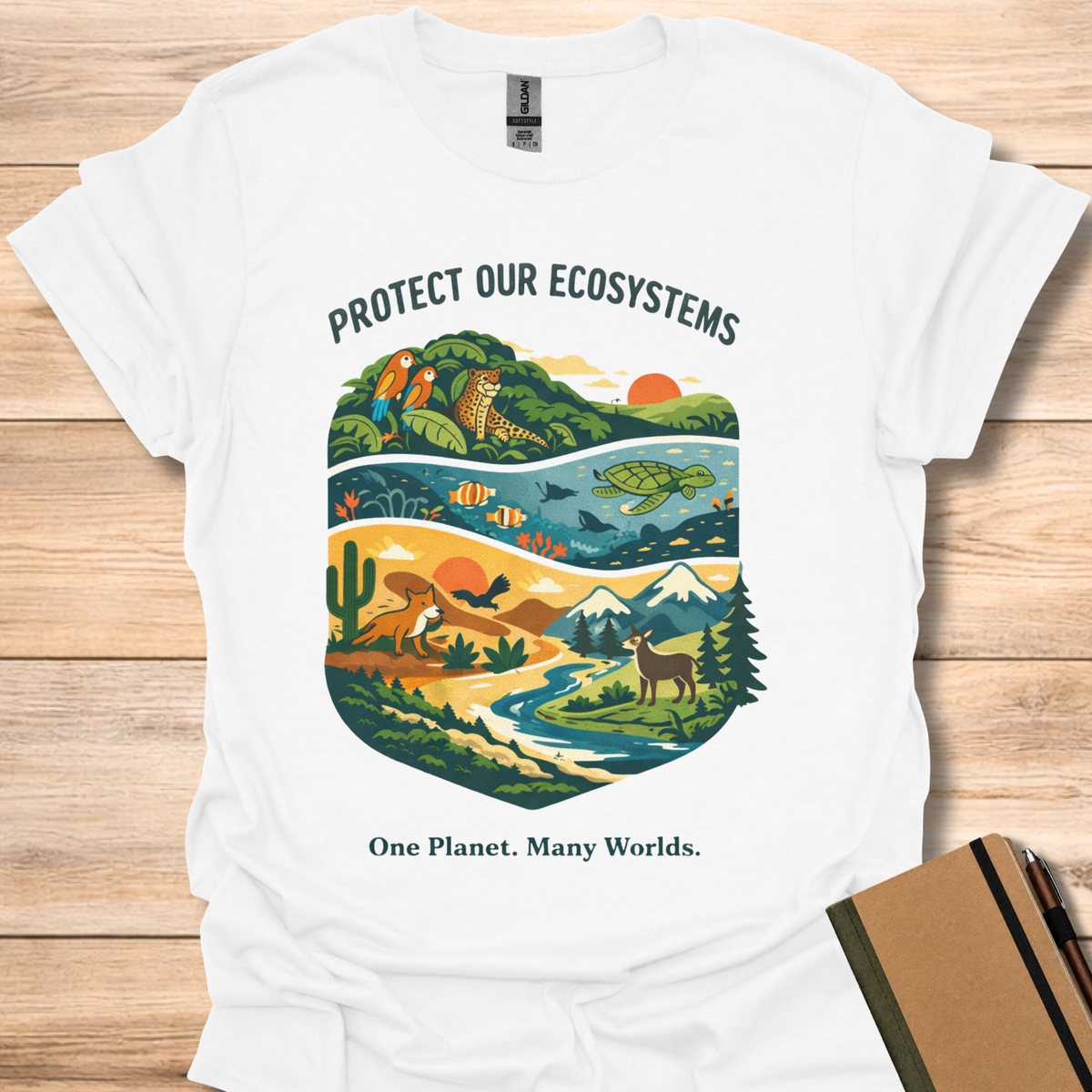 Protect Our Ecosystems - White